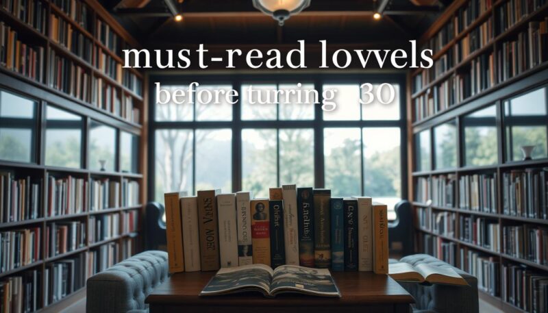 must-read novels before turning 30